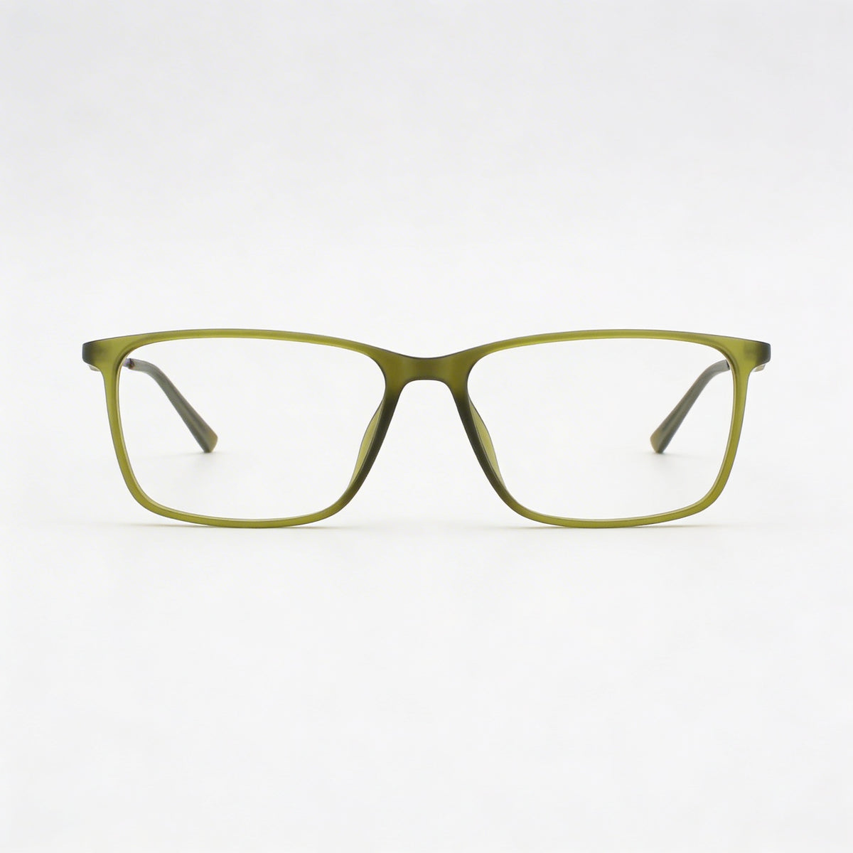 Flexon EP8019 Matte Crystal Moss Rectangle Eyeglasses Unisex, 54mm, Photo 3