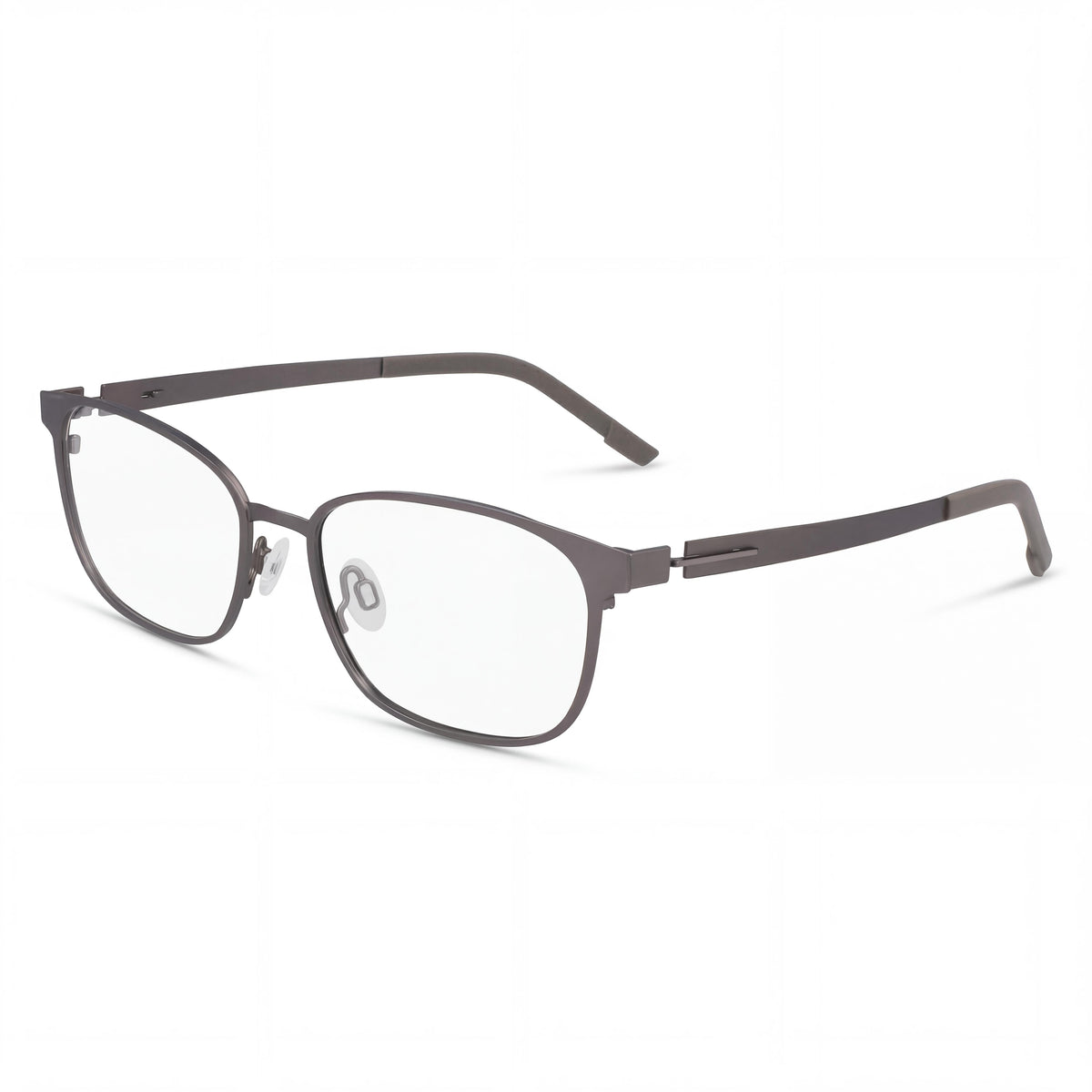 Gafas graduadas rectangulares para hombre Flexon Flx1008mag-set en color gris, 56 mm, Photo 1