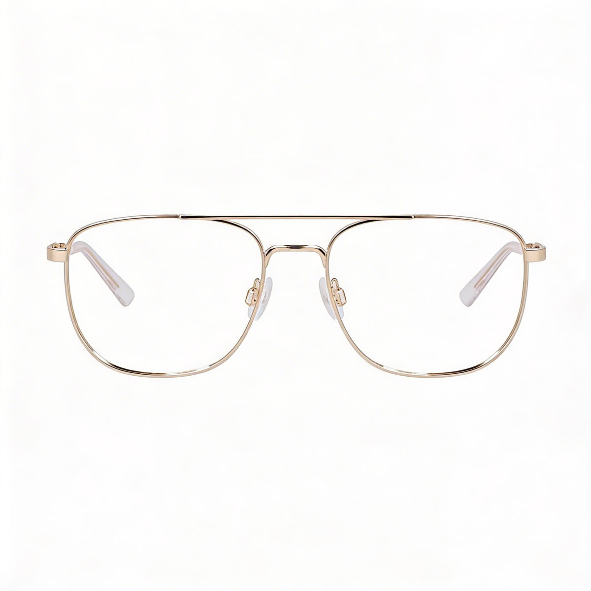 Gafas graduadas de aviador Flexon Gold para hombre, metal 55 mm, Photo 2