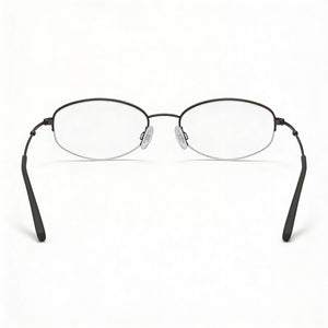 Flexon H6030 Oval Eyeglasses Unisex — front view, Acetate