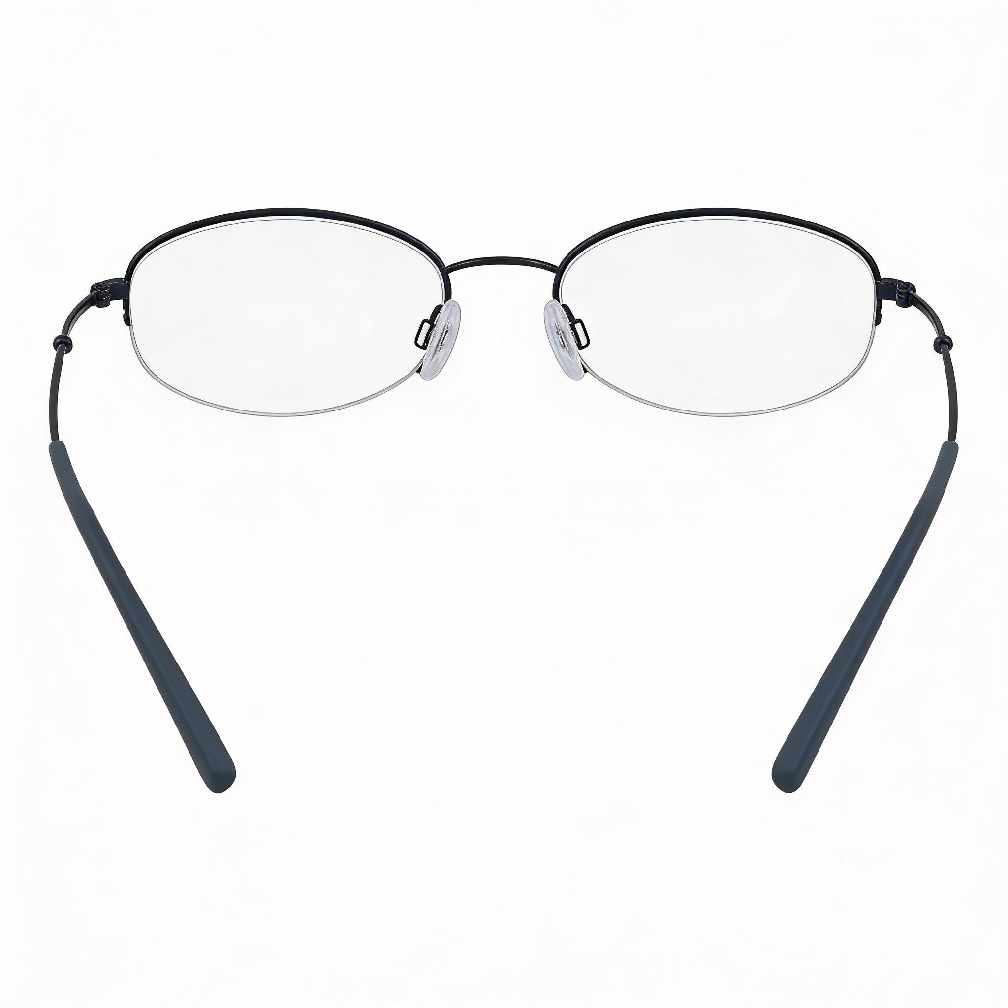 Flexon H6030 Gafas Ovaladas Azul Marino para Mujer, Acetato 50mm, Photo 2