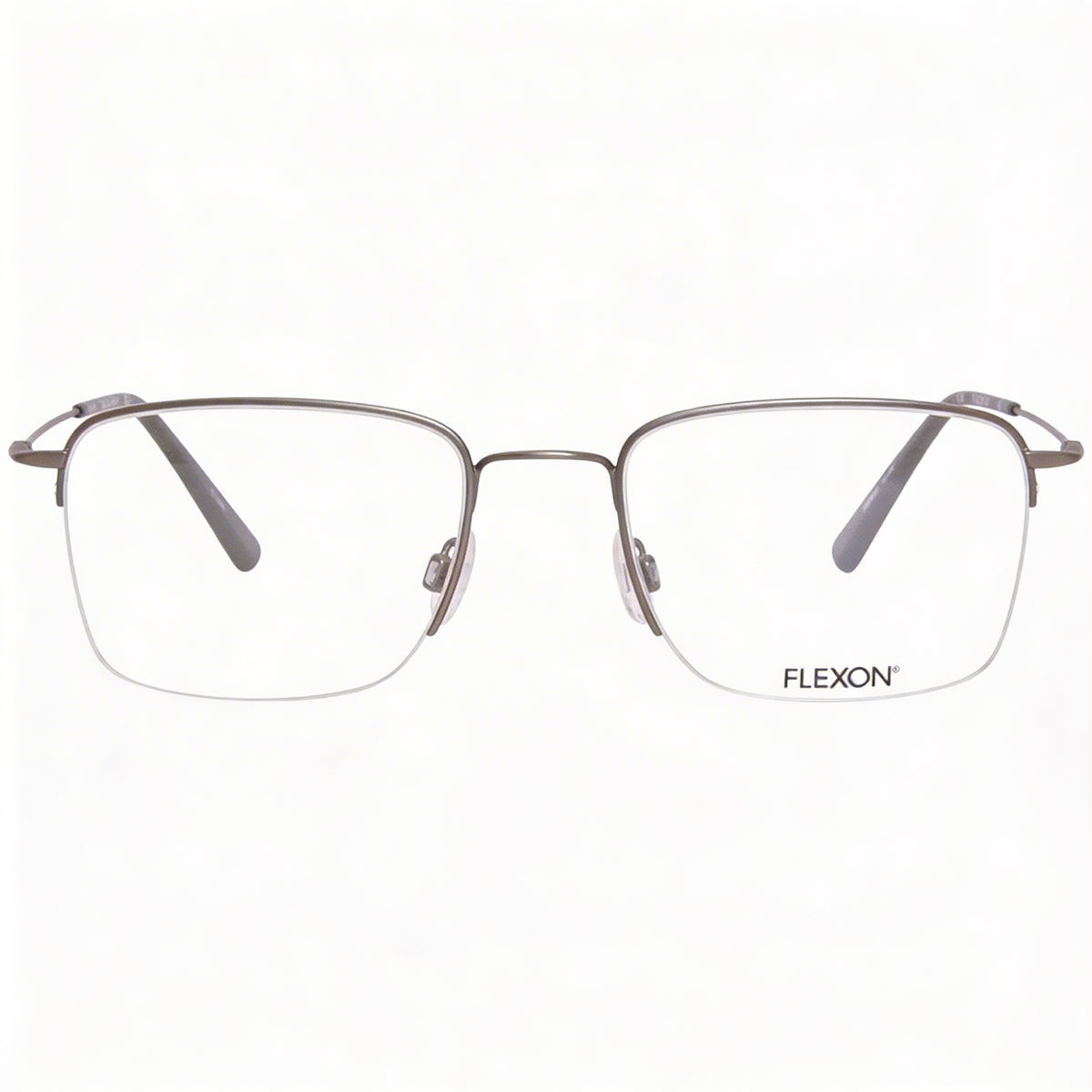 Flexon H6041 Gunmetal Grey Rectangle Eyeglasses Unisex, 52mm, Photo 2