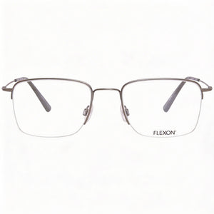 Flexon H6041 Rectangle Eyeglasses Unisex — front view, Metal