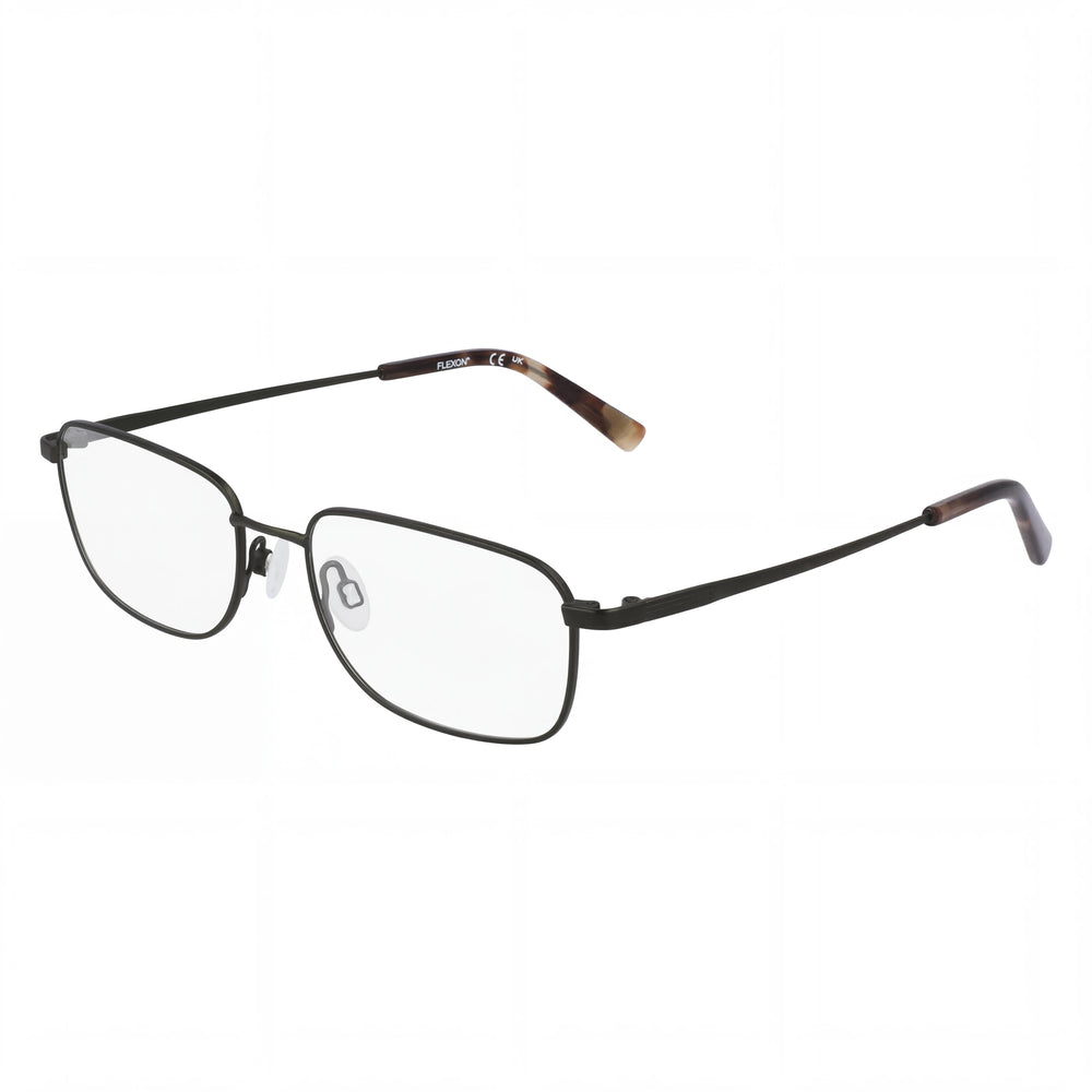 Flexon H6068 Black Rectangle Eyeglasses Unisex frame