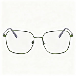 Flexon H6070 Rectangle Eyeglasses for Men — front view, Metal