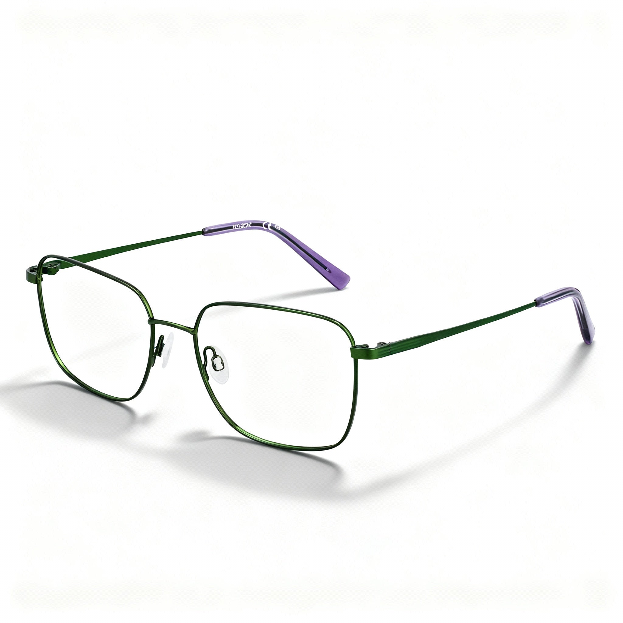 Gafas Flexon H6070 Rectangulares Mate Moss para Hombre, Metal, Photo 1