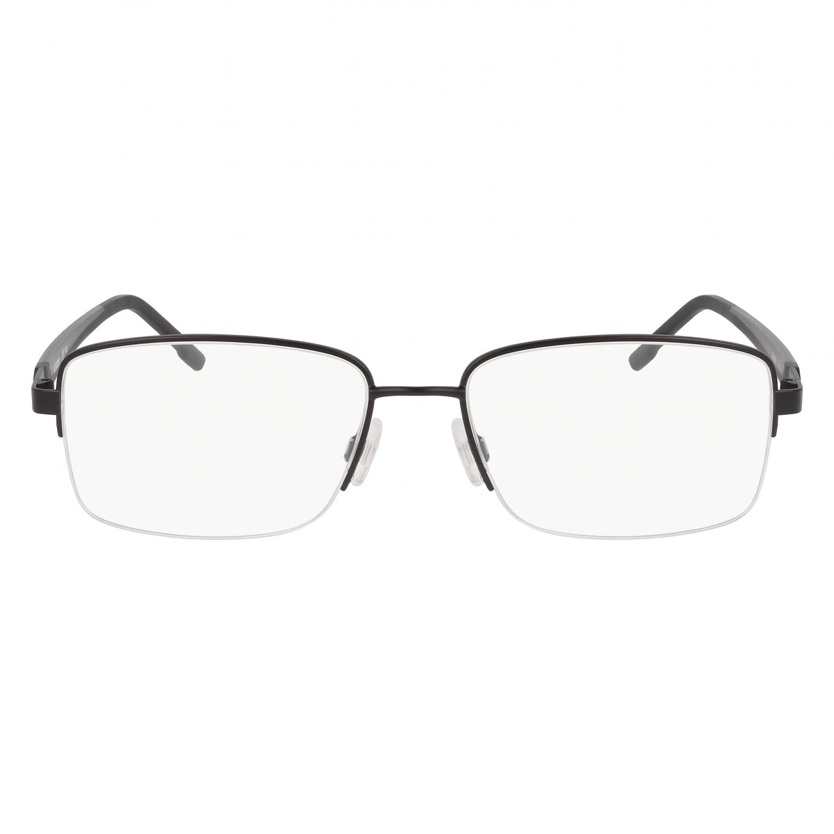Flexon H6084 Gafas ópticas de metal para mujer, negro mate, ancho de mica 57 mm, ancho de puente 17 mm, Photo 2