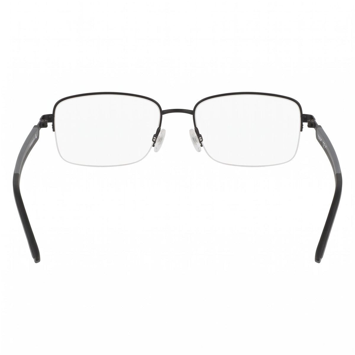 Flexon H6084 Gafas ópticas de metal para mujer, negro mate, ancho de mica 57 mm, ancho de puente 17 mm, Photo 4