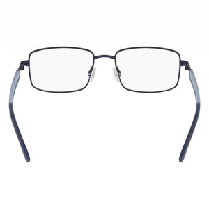 Flexon H6085 Rectangle Eyeglasses for Men — interior view, Polycarbonate demo lenses