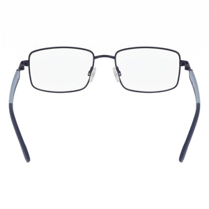 Flexon H6085 Rectangle Eyeglasses for Men — interior view, Polycarbonate demo lenses