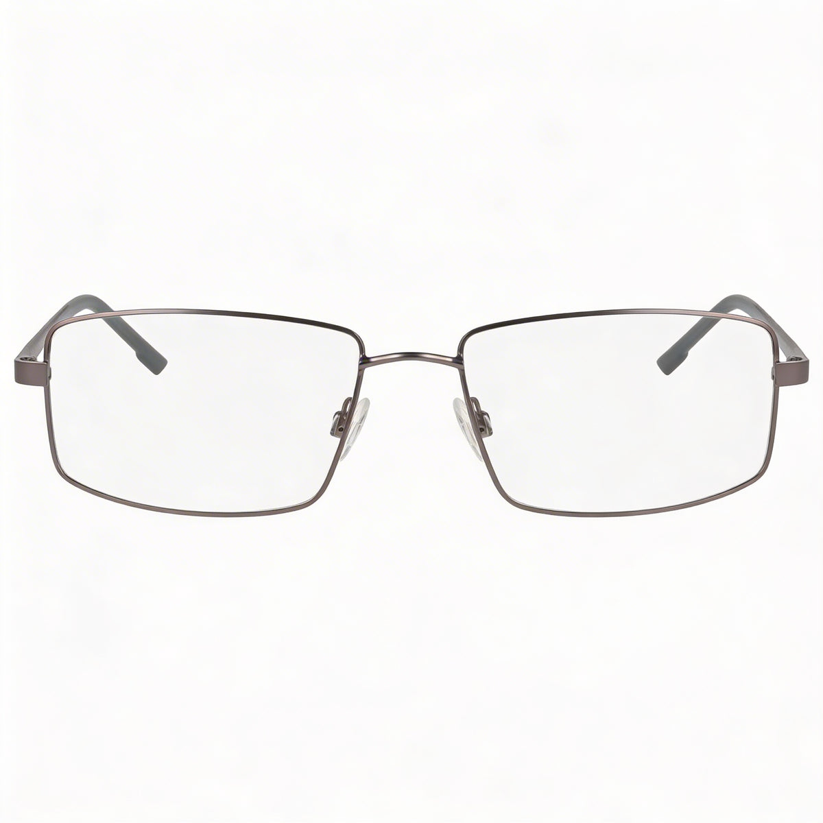 Gafas rectangulares Flexon H6085 grises para hombre, metal 55 mm, Photo 2