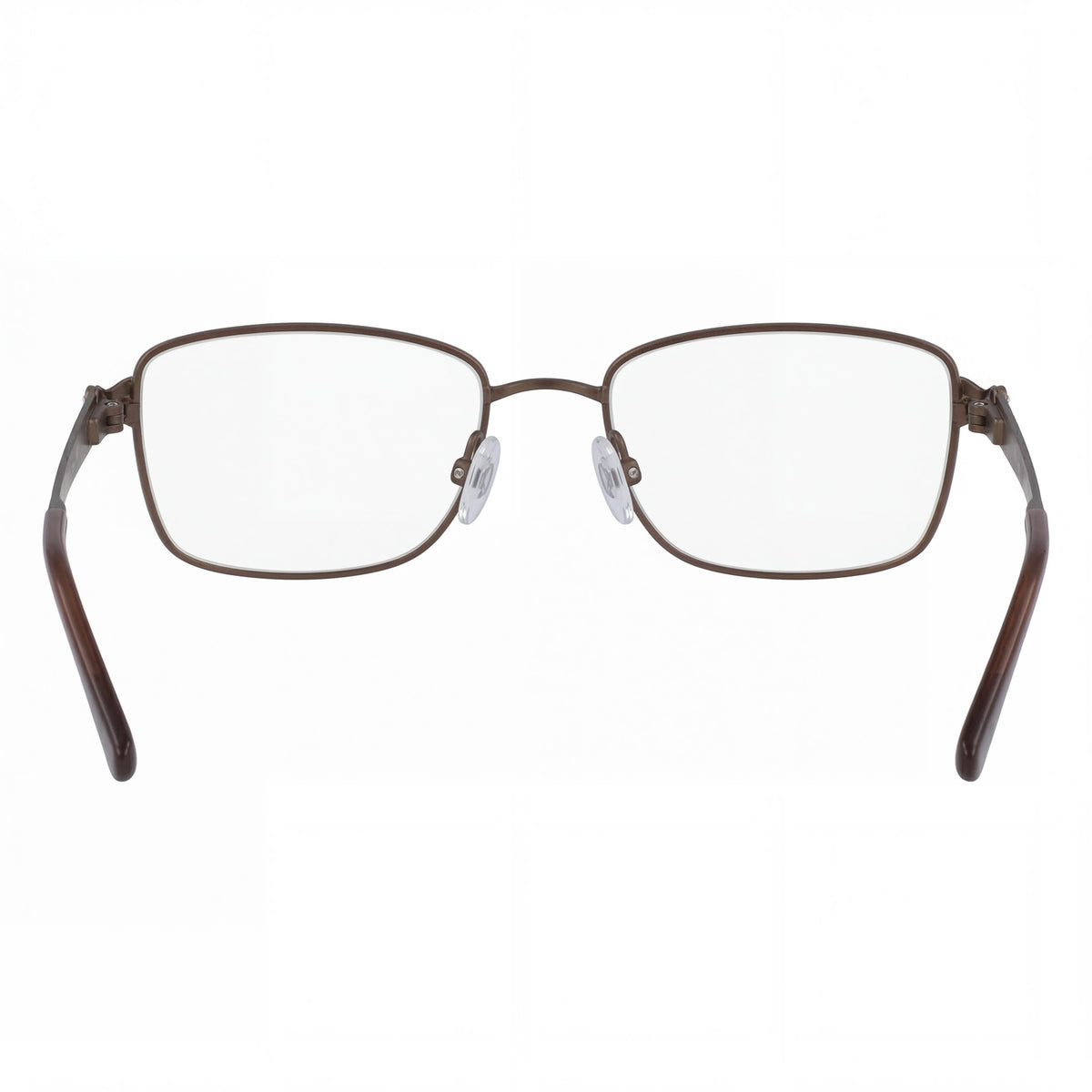 Gafas Flexon Lana Brown rectangulares para hombre, metal 55 mm, Photo 4