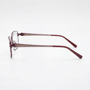 Flexon Lana Rectangle Eyeglasses for Women — front view, Metal
