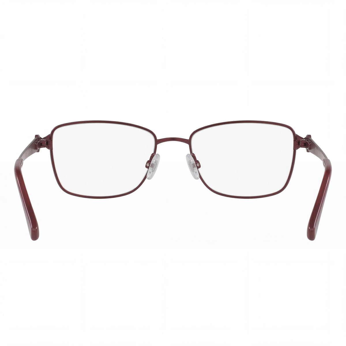 Gafas rectangulares Flexon Lana color burdeos para mujer, metal 55 mm, Photo 3