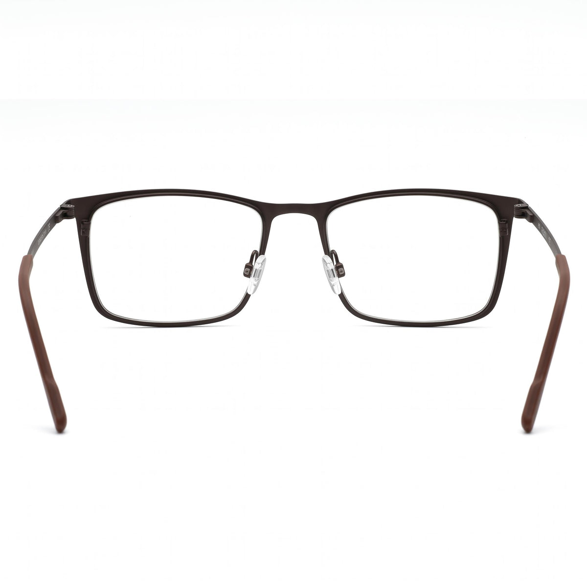 Monturas ópticas Flexon para hombre en color gris plomo mate sepia, con lentes de demostración transparentes, listas para lentes graduadas personalizadas, Photo 3