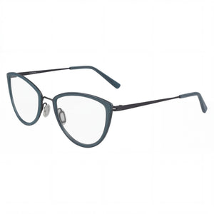 Flexon W3020 Blue Cat Eye Eyeglasses Unisex, Acetate frame