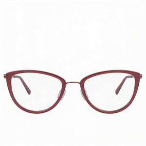 Flexon W3020 Cat Eye Eyeglasses for Women — front view, Acetate