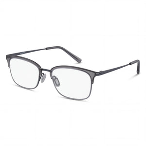 Flexon W3024 Gray Rectangle Eyeglasses for Women, Acetate frame