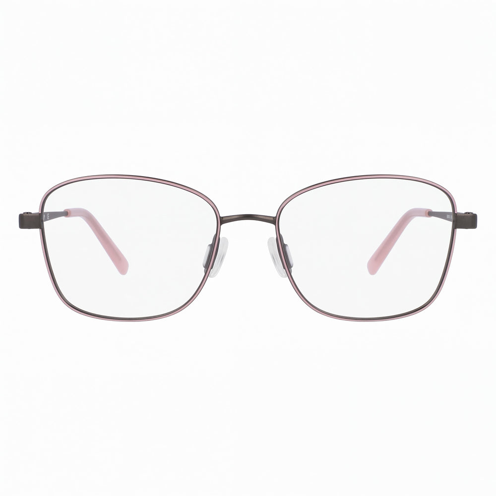 Flexon W3036 47438 Rectangle Eyeglasses for Women — front view, Acetate
