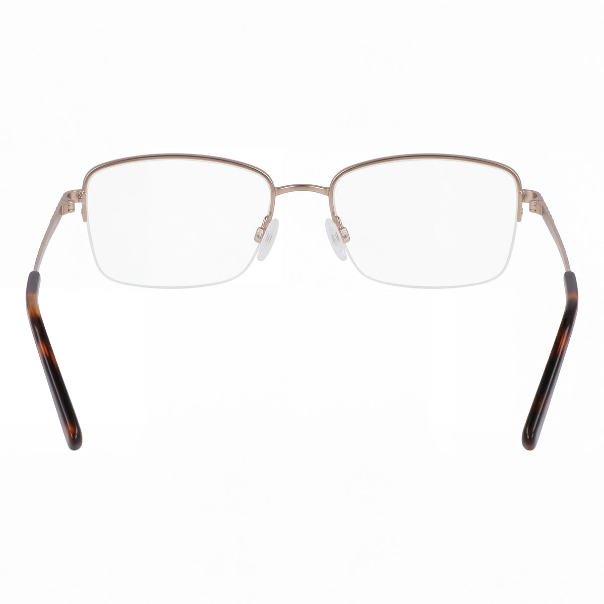 Flexon W3043 Satin Taupe Rectangle Eyeglasses Unisex, Acetate 54mm, Photo 4