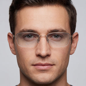 Flexon W3043 Gold Eyeglasses Unisex — lifestyle wear, office and screen work