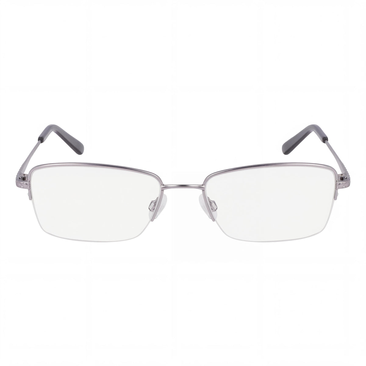 Flexon W3043 Gray Rectangle Eyeglasses Unisex, 54mm, Photo 2