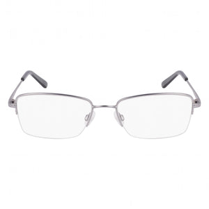 Flexon W3043 Rectangle Eyeglasses Unisex — front view, Metal