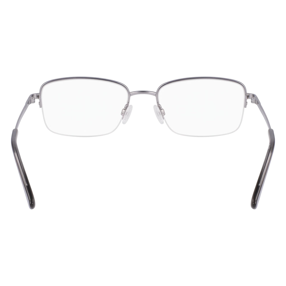 Flexon W3043 Satin Light Gunmetal Rectangle Eyeglasses Unisex, 54mm, Photo 4
