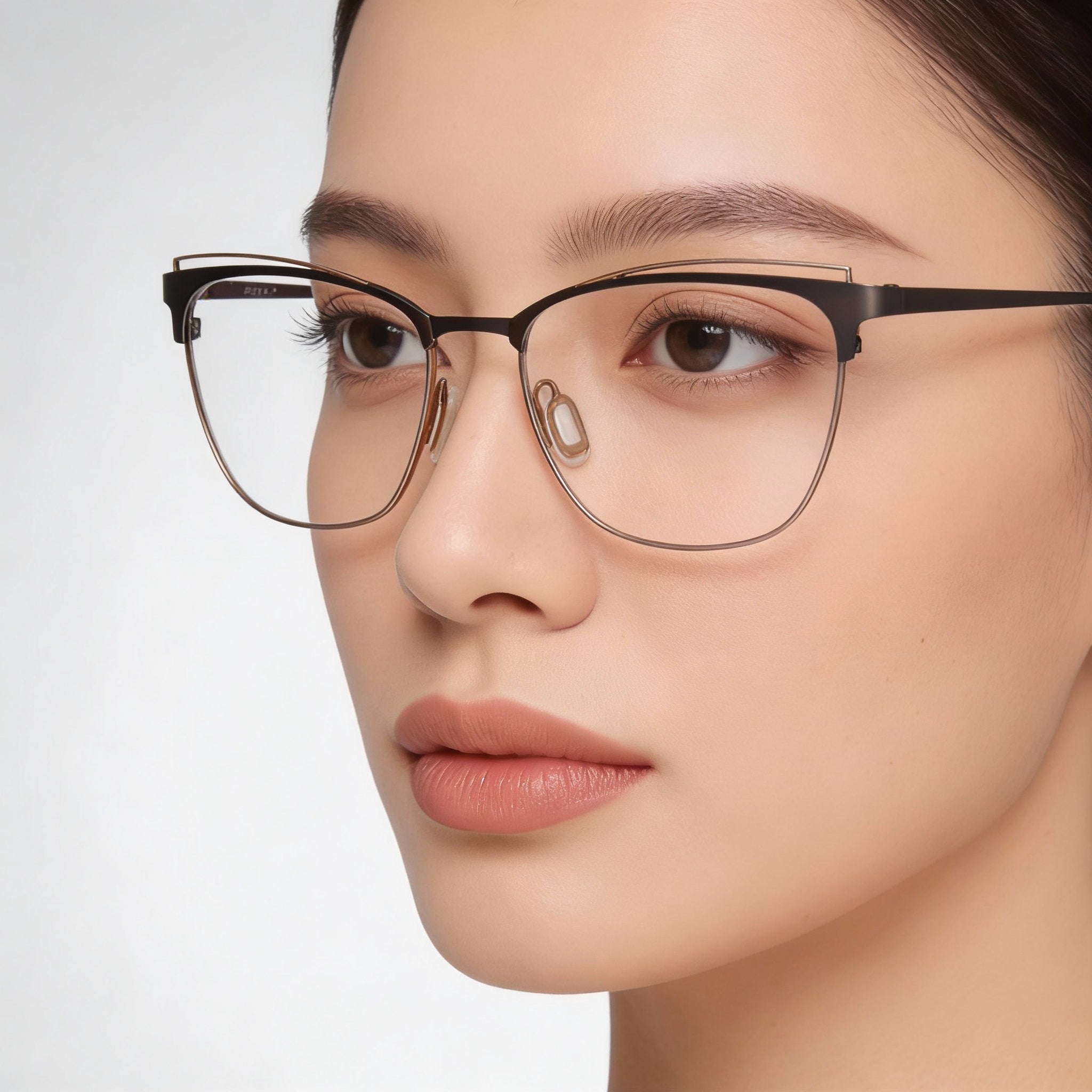 Flexon W3100 Smokey Lavender Cat Eye Eyeglasses for Women, 53mm, Photo 4