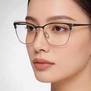 Flexon W3100 Gray Eyeglasses Women — lifestyle wear, office and reading