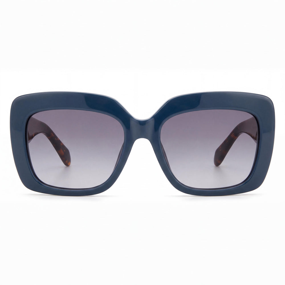 Fossil 2073501ED559O Rectangle Eyeglasses for Women — front view, Propionate