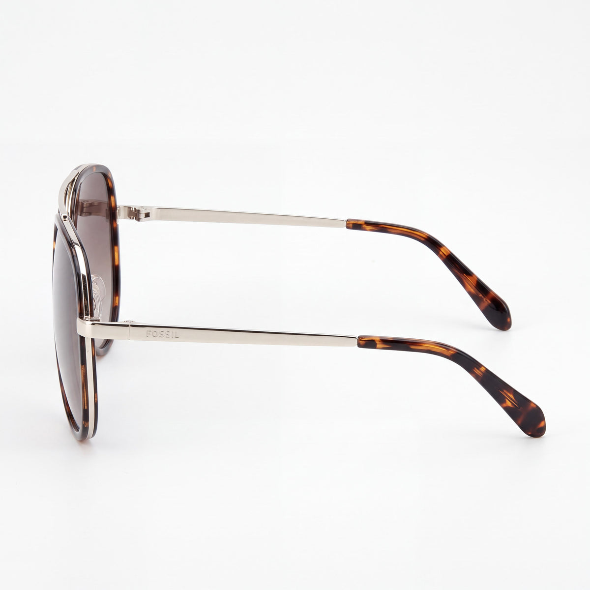 Fossil 2147/G/S Havana/Brown SF Aviator Sunglasses for Women, 59mm, Photo 2