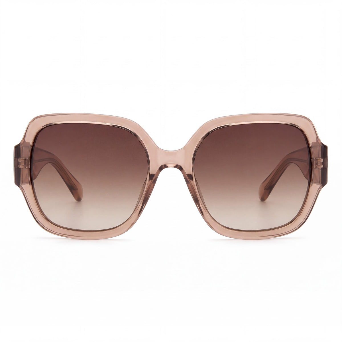 Fossil 3151/G/S Crystal Beige/Brown Square Sunglasses for Women, 58mm, Photo 2