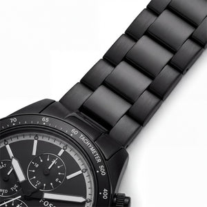 Fossil Autocross Men's Watch — front view, Quartz movement 42mm