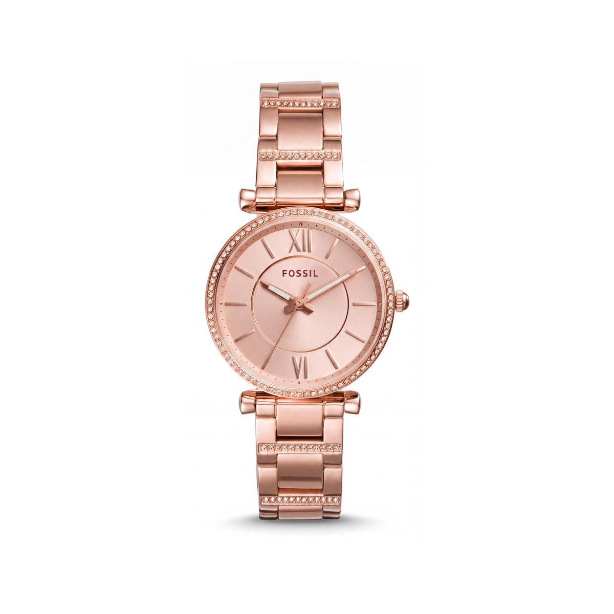 Fossil Carlie ES4301 Gold Watch for Women, 35mm, Photo 1
