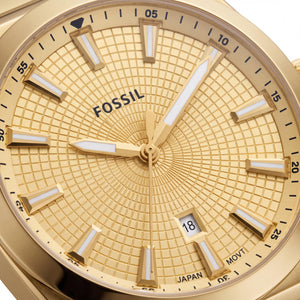 Fossil Everett FS5965 Men's Watch — front view, Quartz movement 42mm
