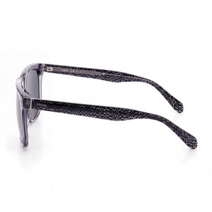 Fossil FOS 2062/S Rectangle Sunglasses Unisex — side view, Non-Polarized Grey lens