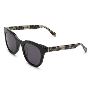 Fossil Fos 2097/S Black Cat Eye Sunglasses for Women, Black Lens — hero view