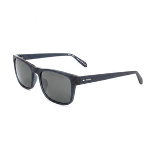 Fossil FOS 2124/G/S Teal Rectangle Sunglasses Unisex, Matte Teal lens