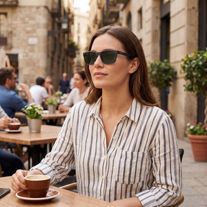 Fossil FOS 2124/G/S Teal Sunglasses Unisex — lifestyle wear, sunny commutes and errands
