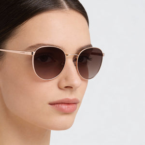 Fossil Fos 2129/G/S Gold Sunglasses Women — lifestyle wear, travel and sunny days