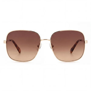 Fossil Fos 2133/G/S Square Sunglasses for Women — front view, Metal frame