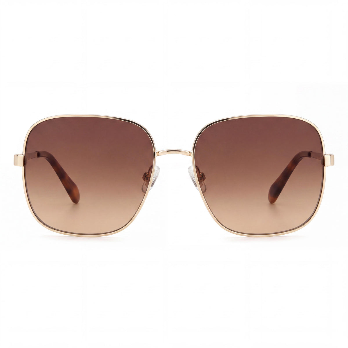 Gafas de sol cuadradas para mujer Fossil Fos 2133/G/S doradas, 55 mm, Photo 2