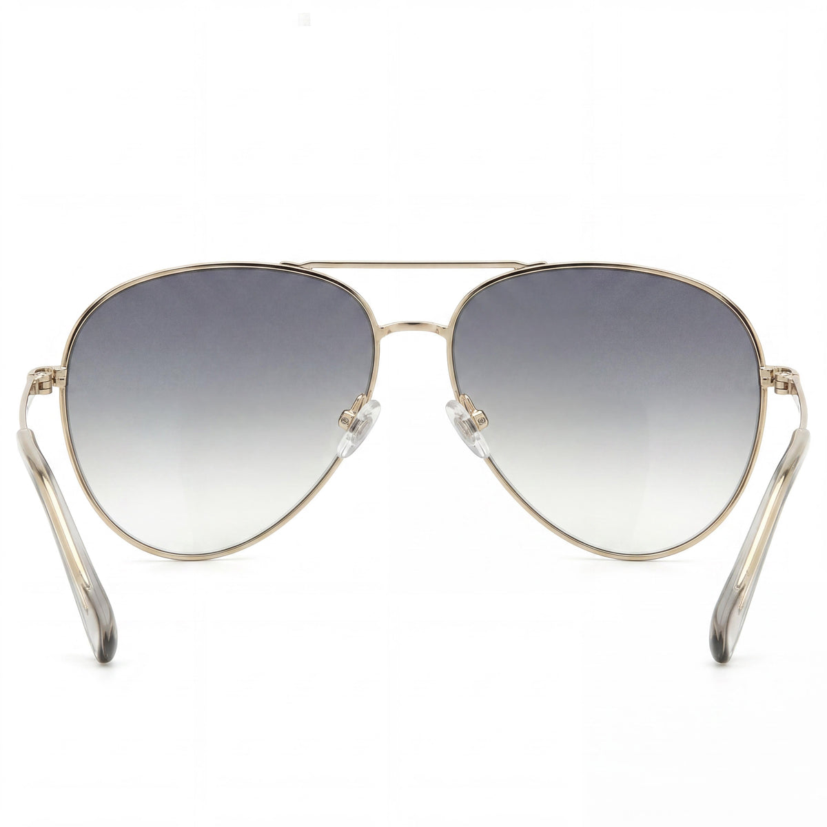 Fossil Fos 2140/G/S Gold Aviator Sunglasses for Women, 59mm, Photo 4