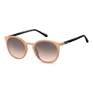 Fossil Fos 3092/S Pear Pink Round Sunglasses for Men, Grey Gradient Pink lens