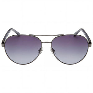 Fossil Fos 3101/S Aviator Sunglasses Unisex — front view, Alloy Steel frame