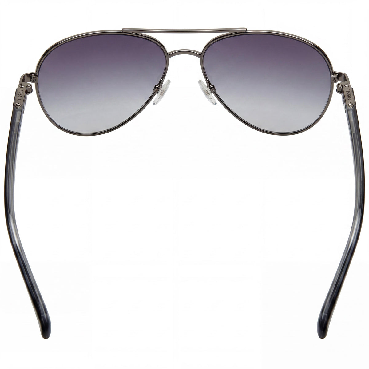 Fossil Fos 3101/S Dark Ruthenium Aviator Sunglasses Unisex, 58mm, Photo 4
