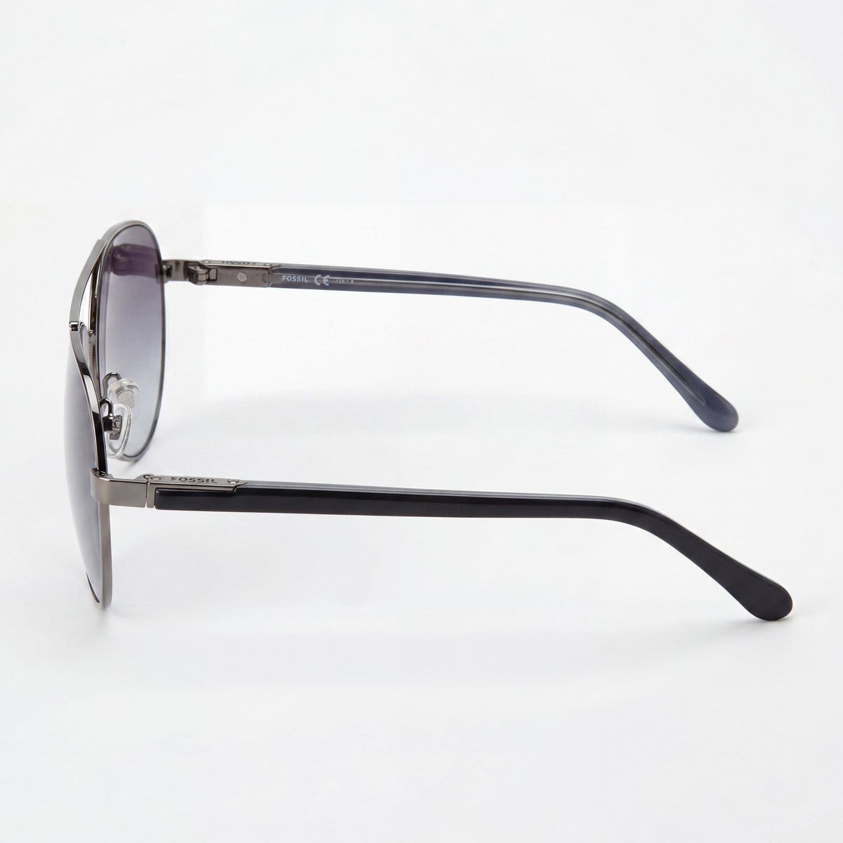 Fossil Fos 3101/S Dark Ruthenium Aviator Sunglasses Unisex, 58mm, Photo 3
