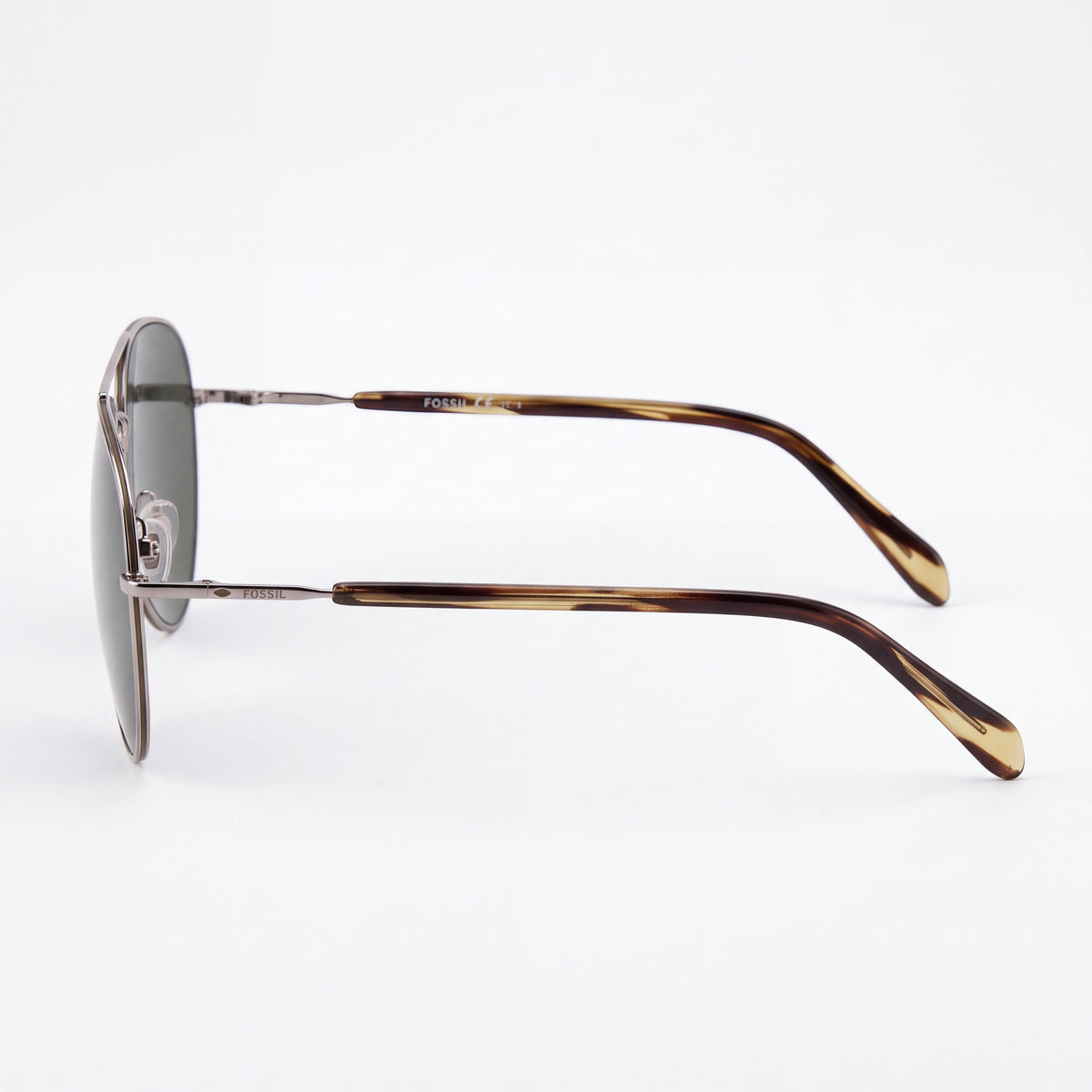 Gafas de sol unisex Fossil 3104/G/S de acero inoxidable, color rutenio, 61 mm, Photo 2