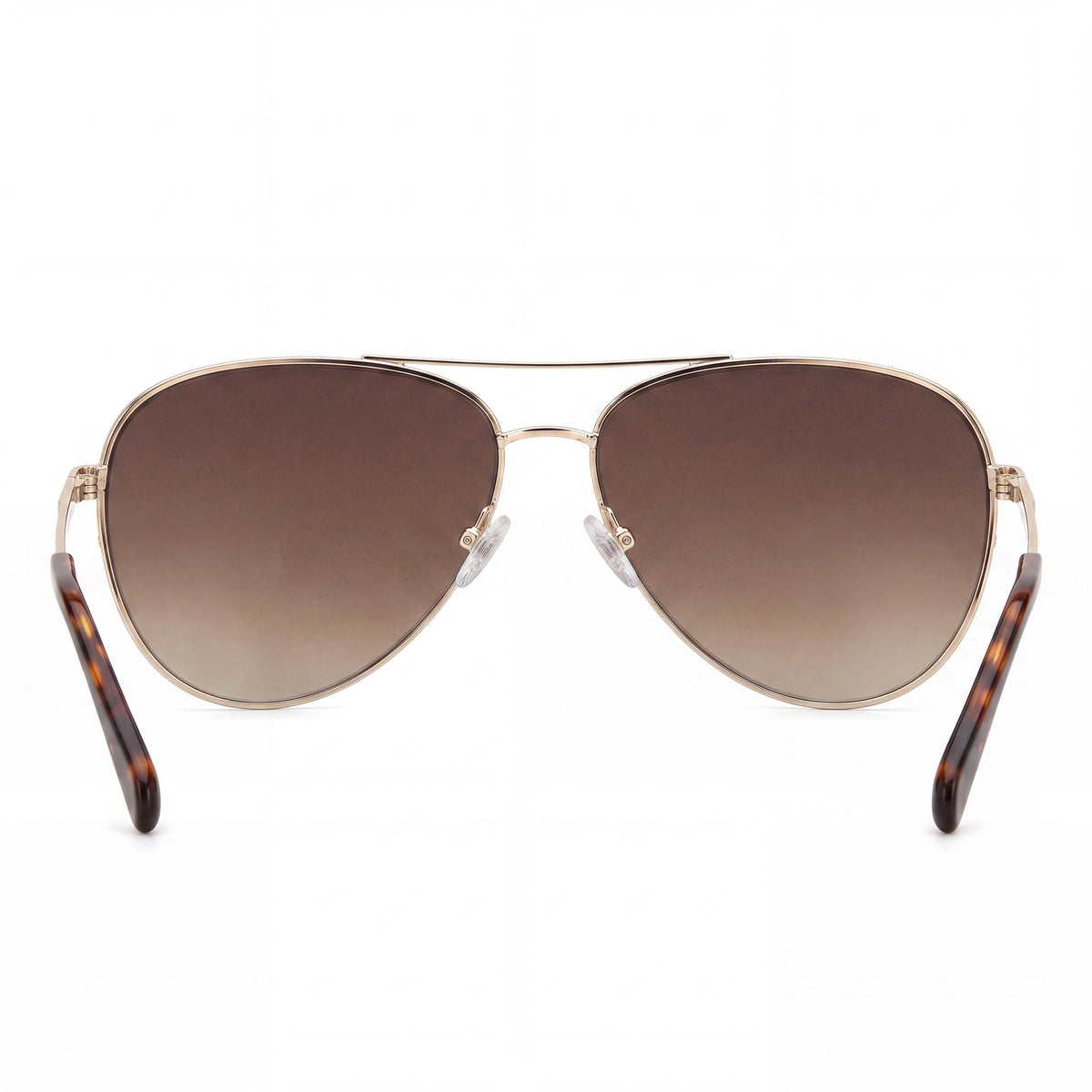 Fossil FOS 3137/G/S Gold Aviator Sunglasses for Women, 58mm, Photo 4